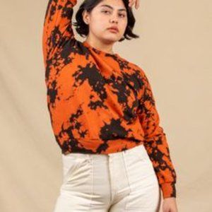 Orange Magic Waters Crew Sweatshirt XXS Bug Bud Press